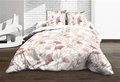 Parure 4 pièces <BR>Pur coton 57 fils <BR>Kyoto