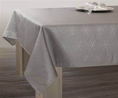Nappe Lurex <BR>Gris et Argenté