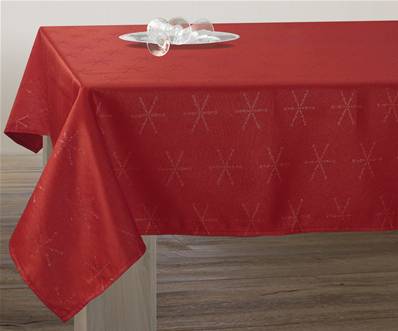 Nappe Lurex <BR>Bordeaux et Argenté