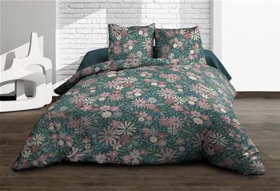 Parure 4 pièces <BR>Pur coton 57 fils <BR>Maguy